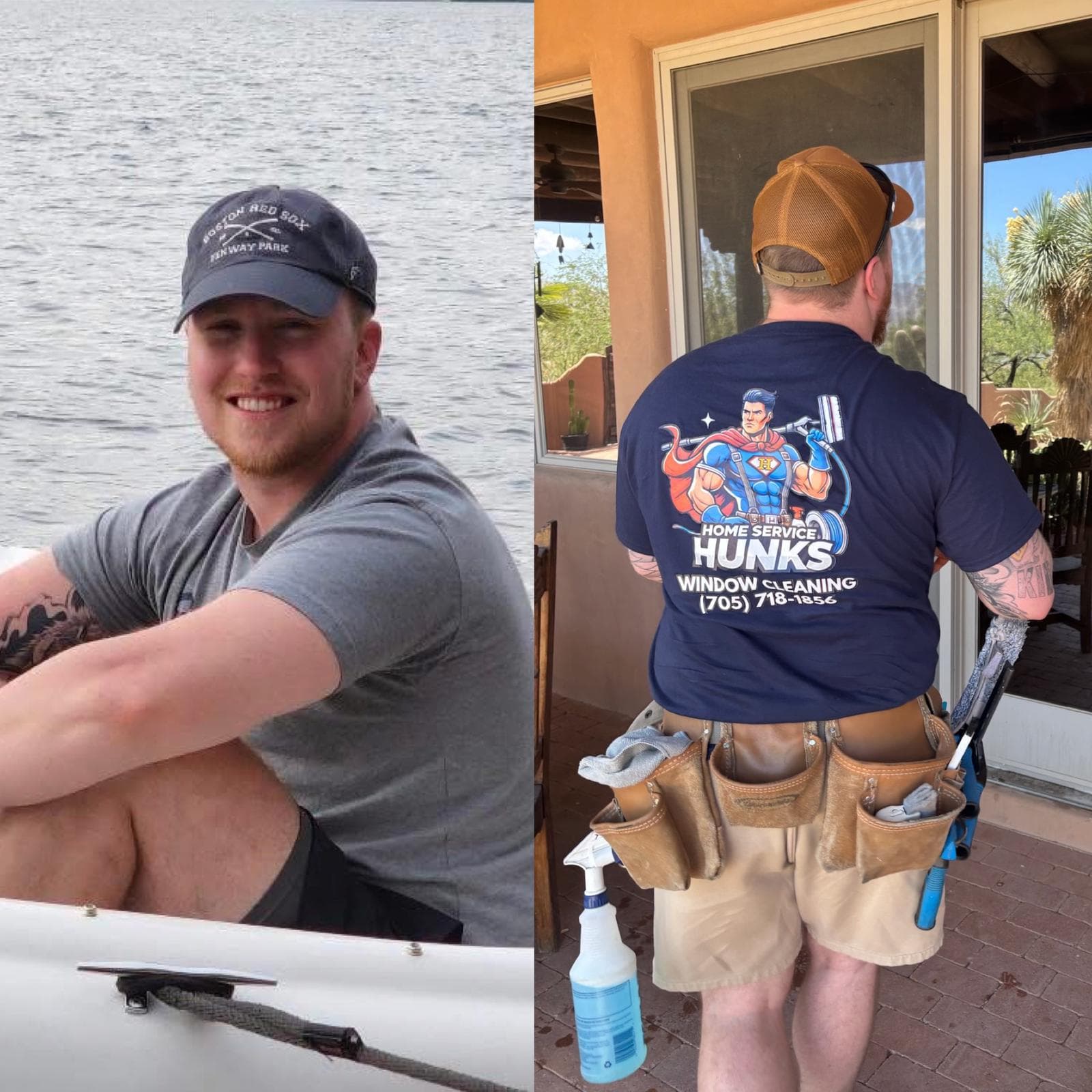 Home Service Hunks cleaning windows in Simcoe County